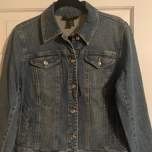 Style & Co. denim jacket.  All buttons attached. Size M